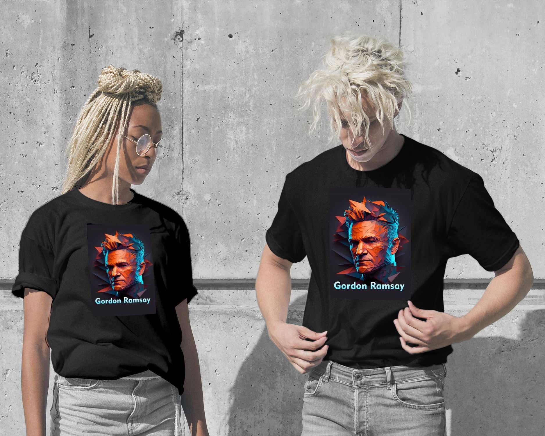 T-Shirt-Gordon Ramsay Cartoon Pop Art - @WpapArtist-wow.fan