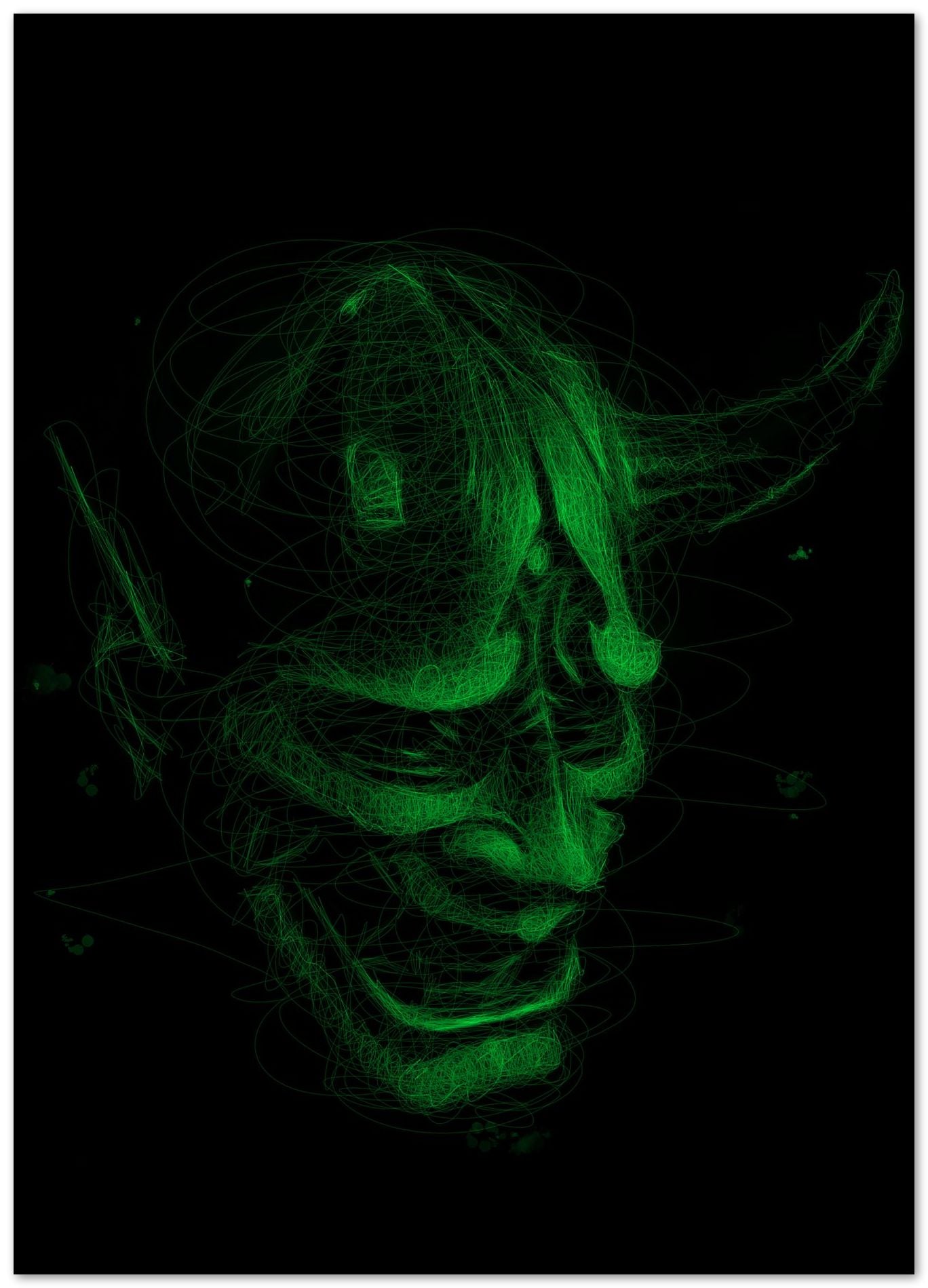 Green hannya - @Dennyconstantine