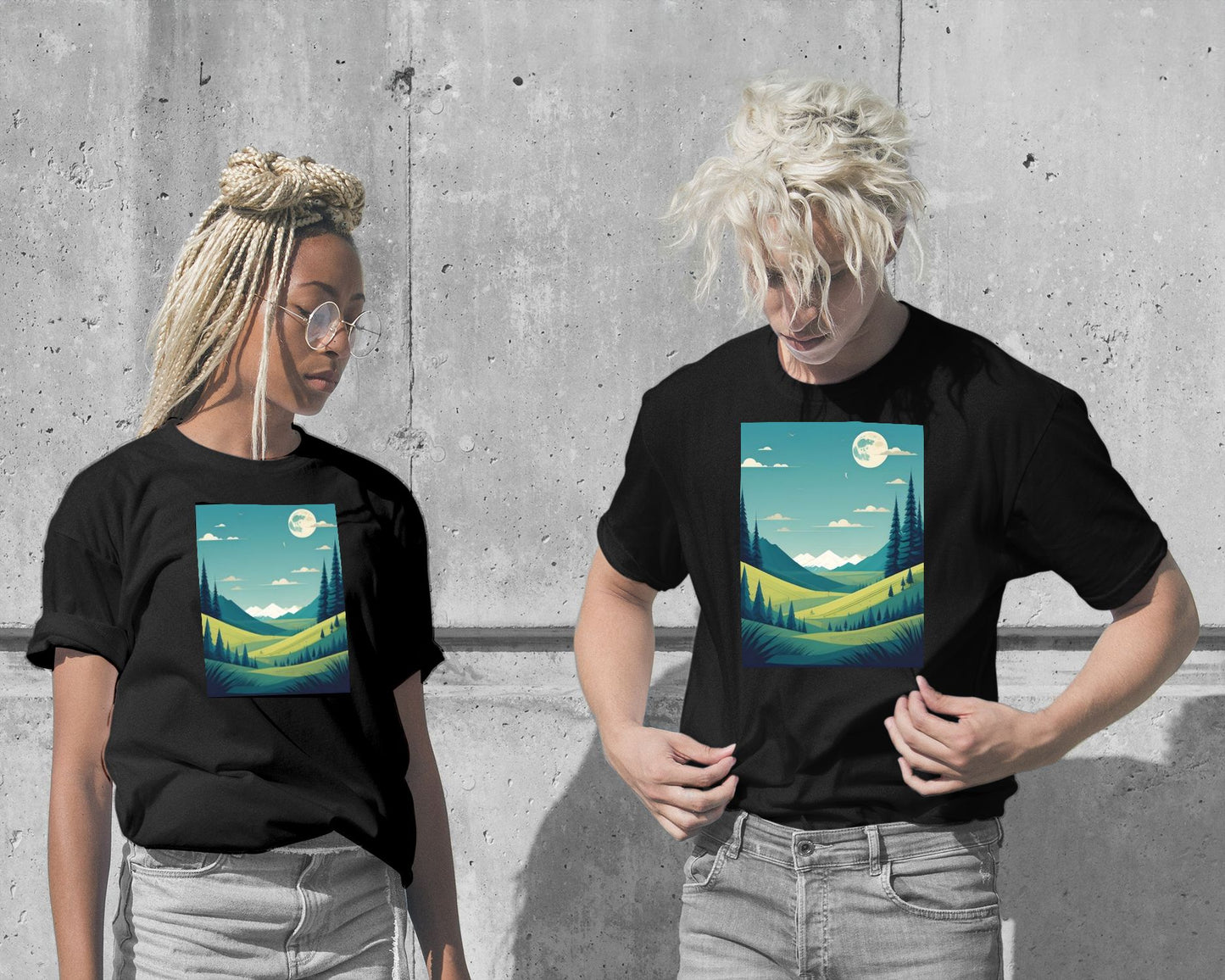 T-Shirt-Greenlands Landscape - @JongKlebesGallery-wow.fan