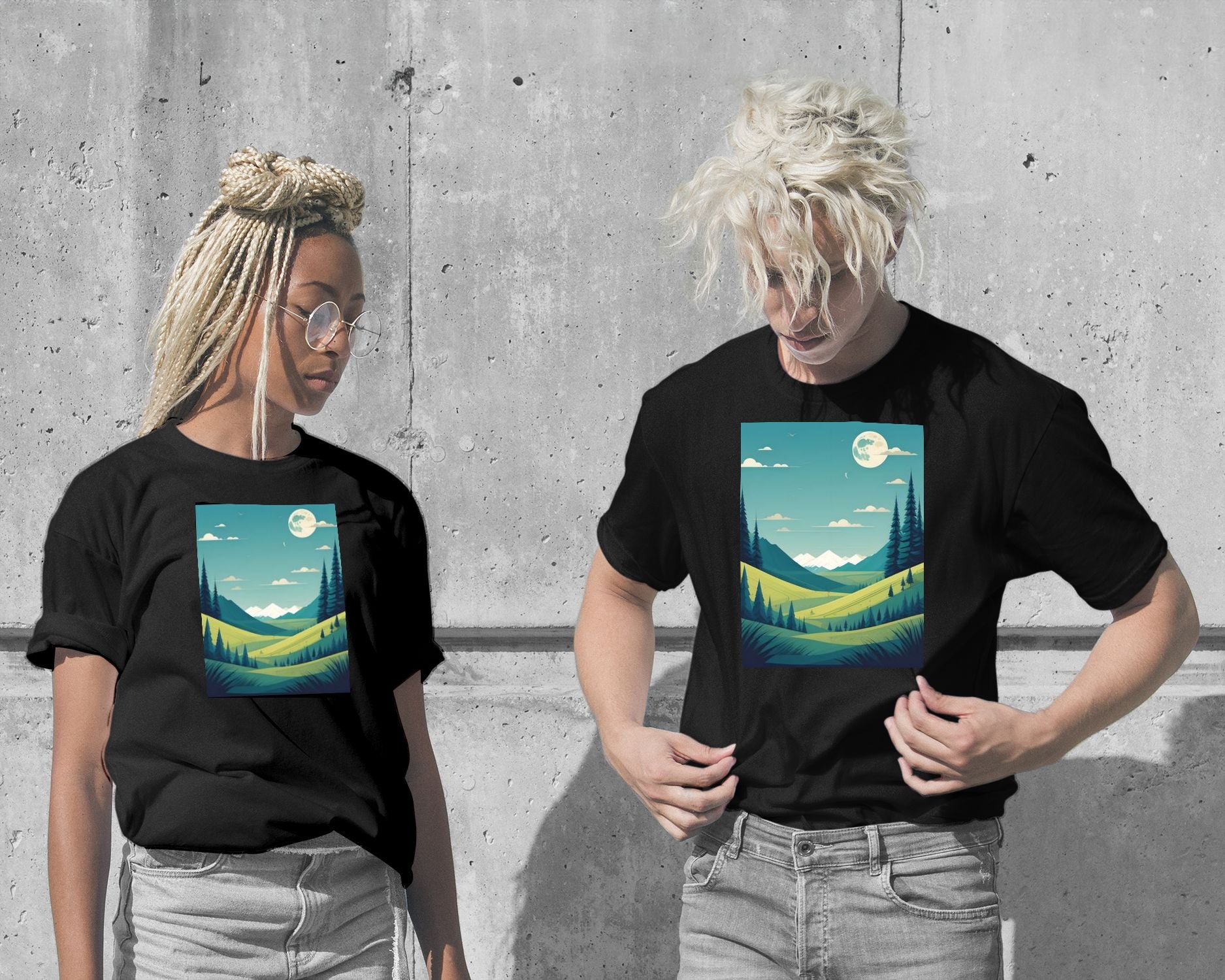 T-Shirt-Greenlands Landscape - @JongKlebesGallery-wow.fan