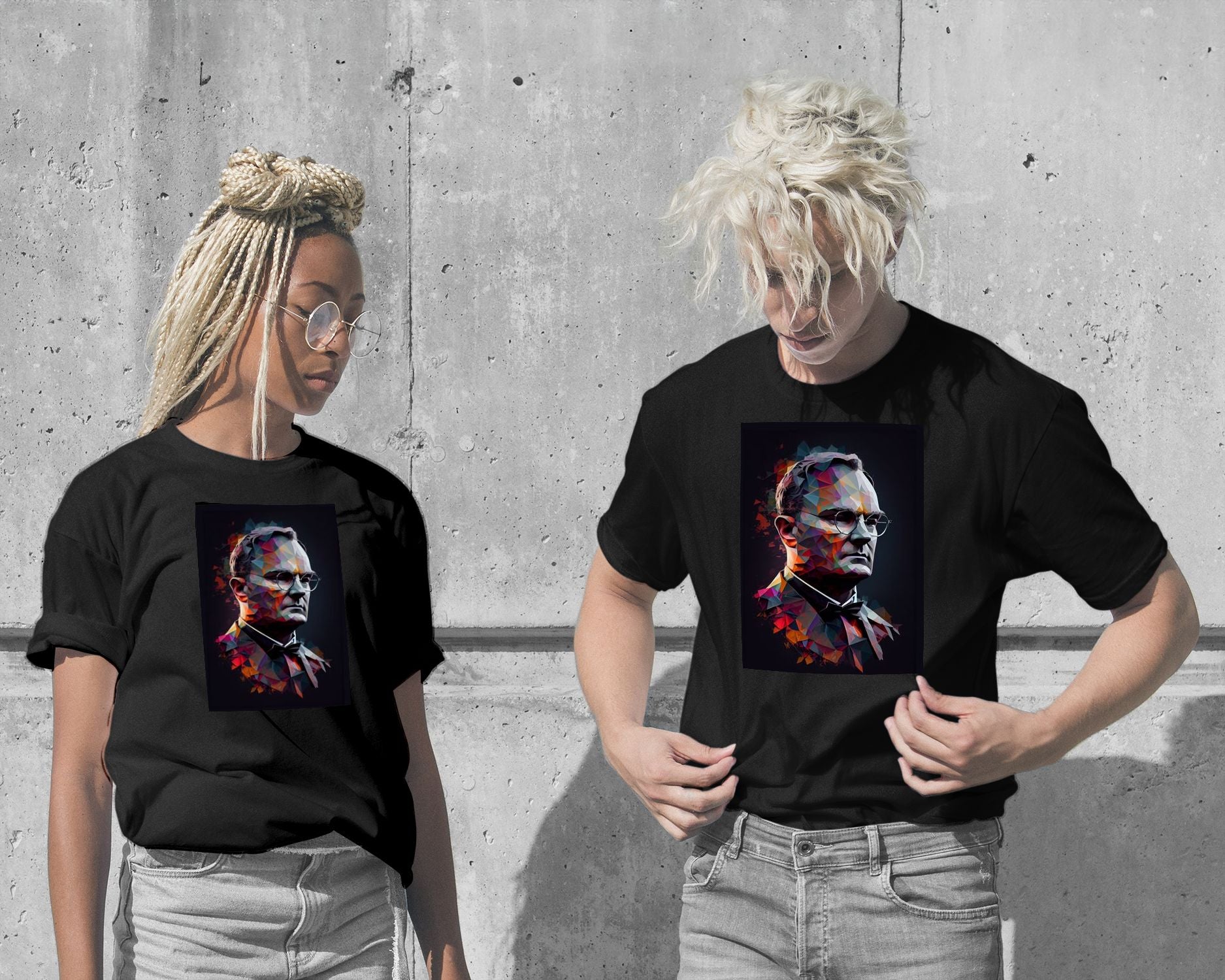 T-Shirt-Gregor Mendel Pop Art - @WpapArtist-wow.fan