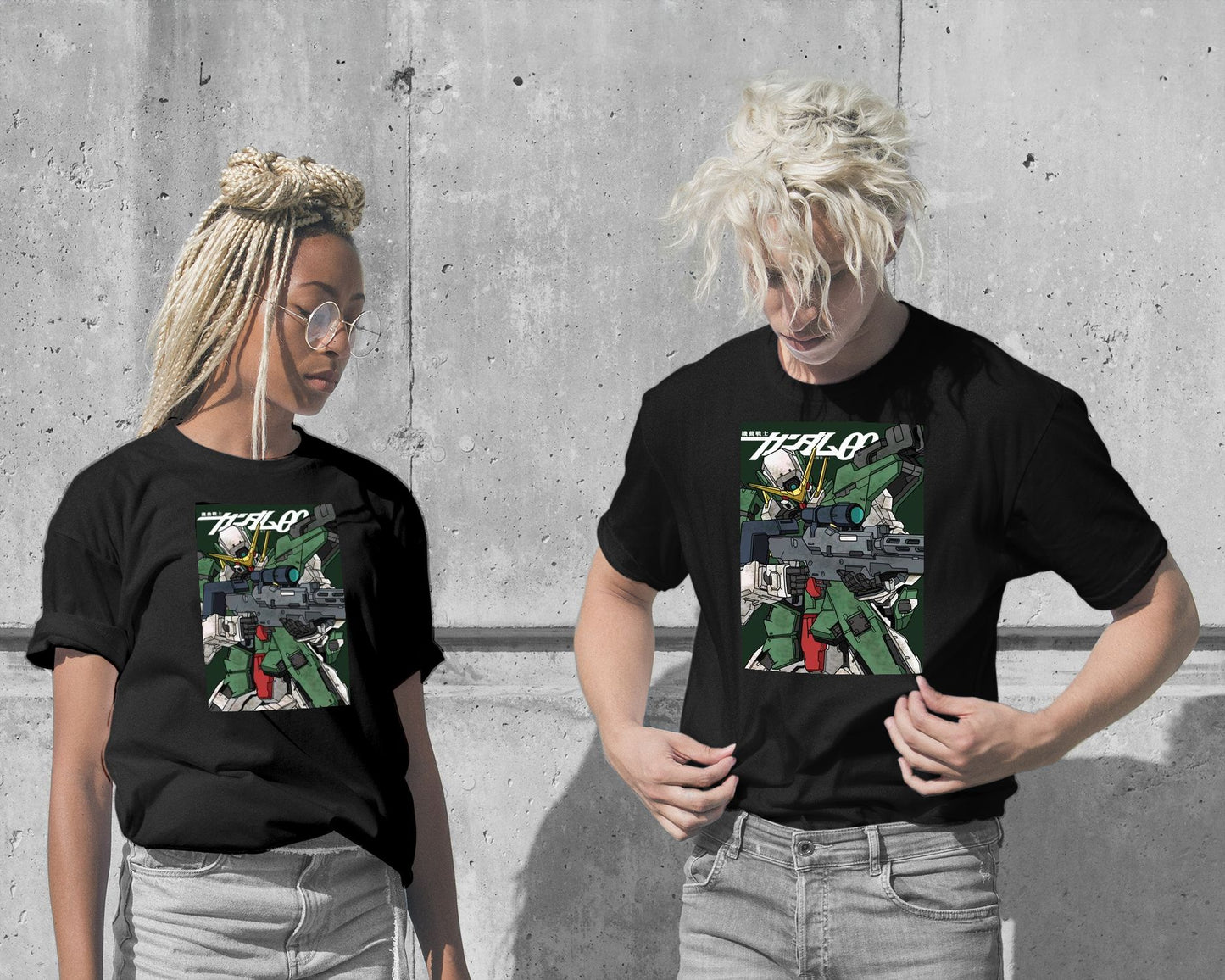 T-Shirt-Gundam Dynames - @CoretanVector-wow.fan