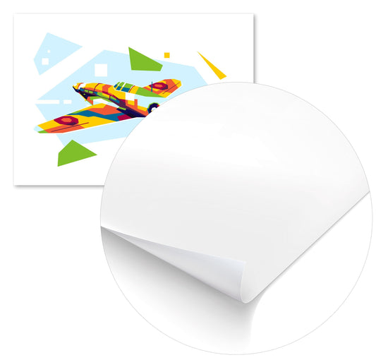 Hawker Hurricane in WPAP Illustration - @lintank_popart