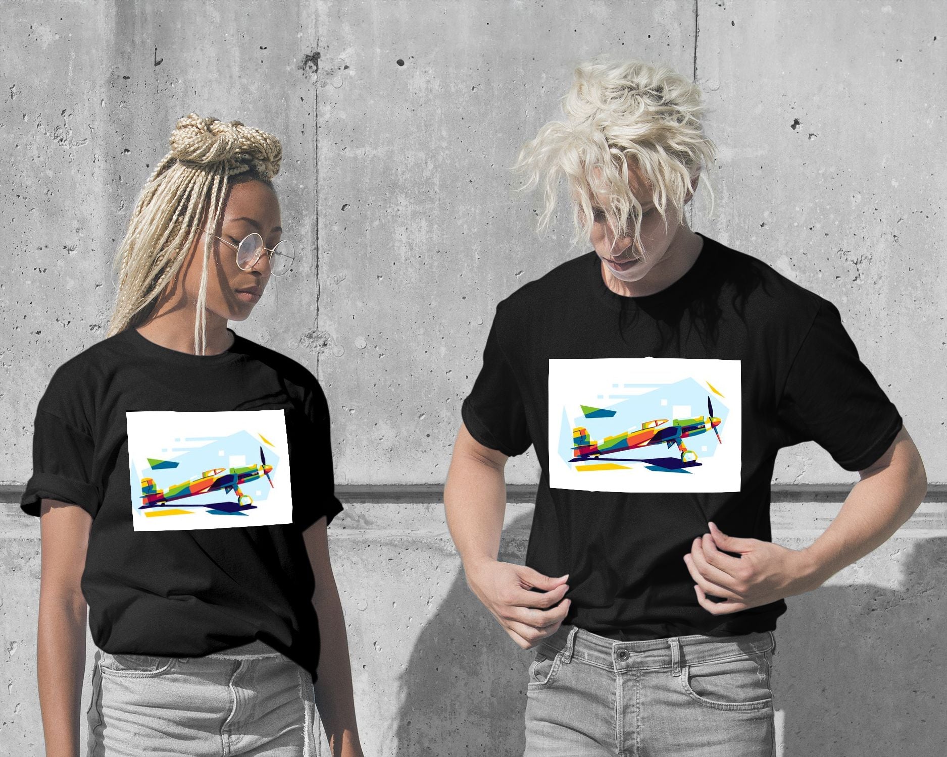 T-Shirt-HE 100 in WPAP Illustration - @lintank_popart-wow.fan