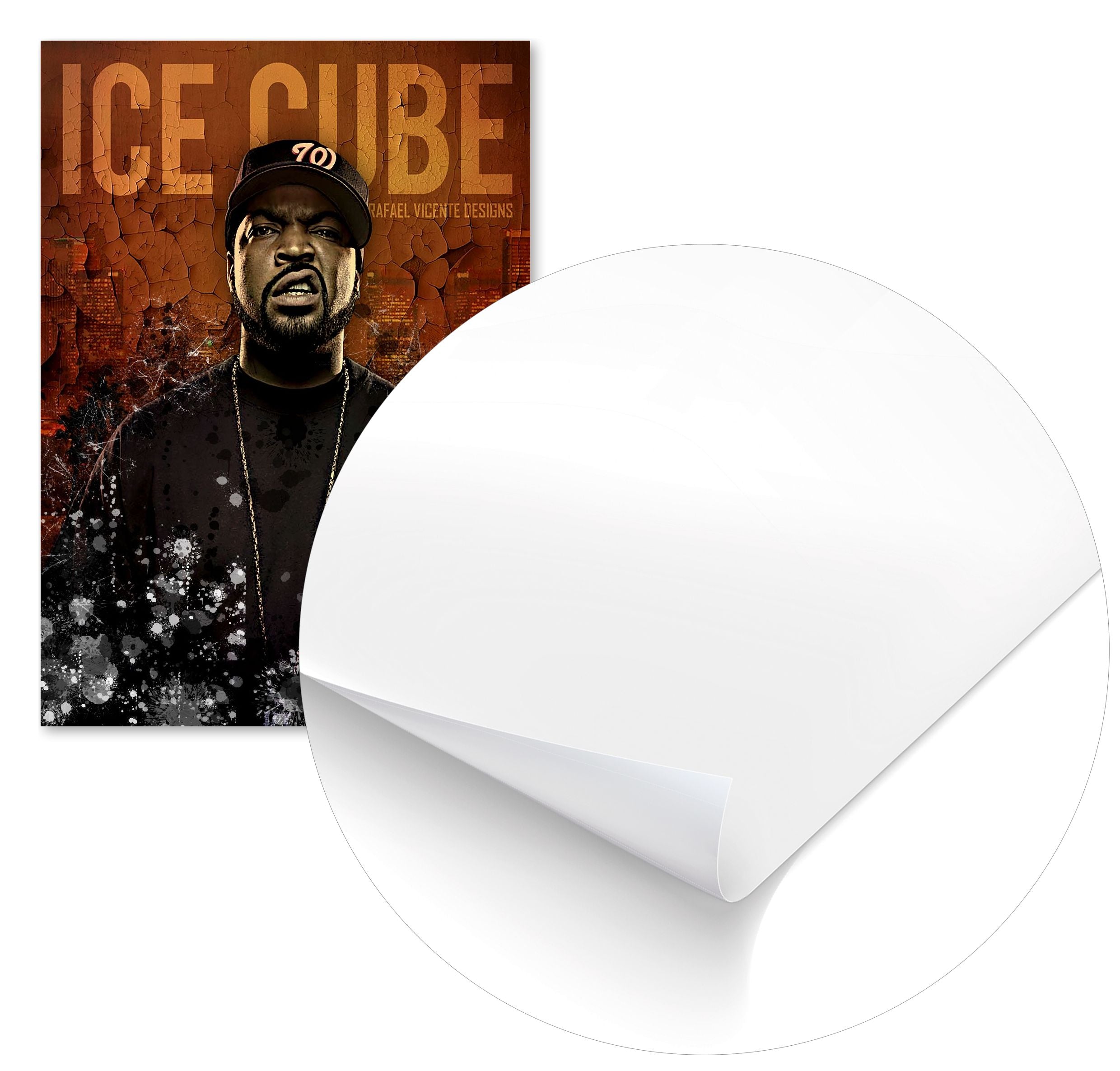 Ice Cube Patterns Rapper Ice Cube Rapper 1 - @JeffNugroho - Buy illustrations and artworks made ...