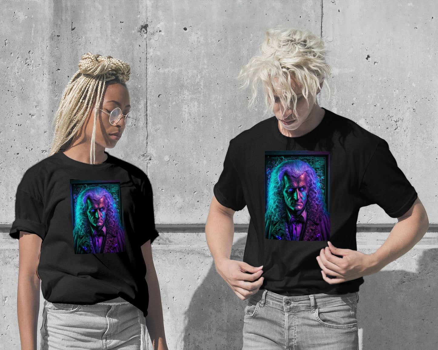 T-Shirt-Isaac newton Cyber - @WpapArtist-wow.fan