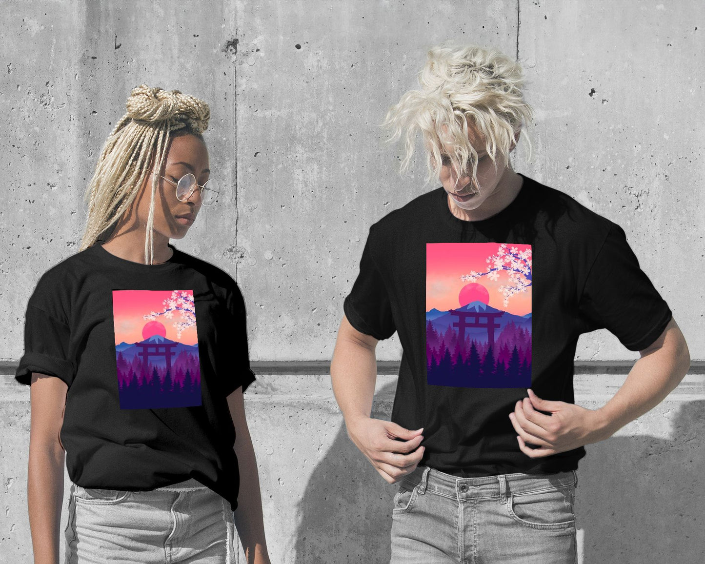 T-Shirt-japanese scenery - @elzart-wow.fan