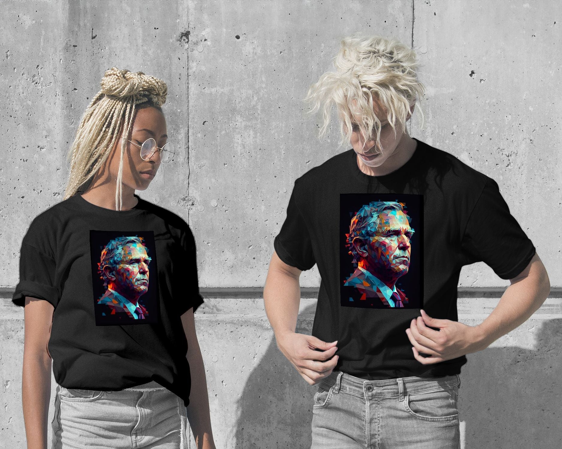 T-Shirt-Jeff W. Bush Pop Art - @WpapArtist-wow.fan