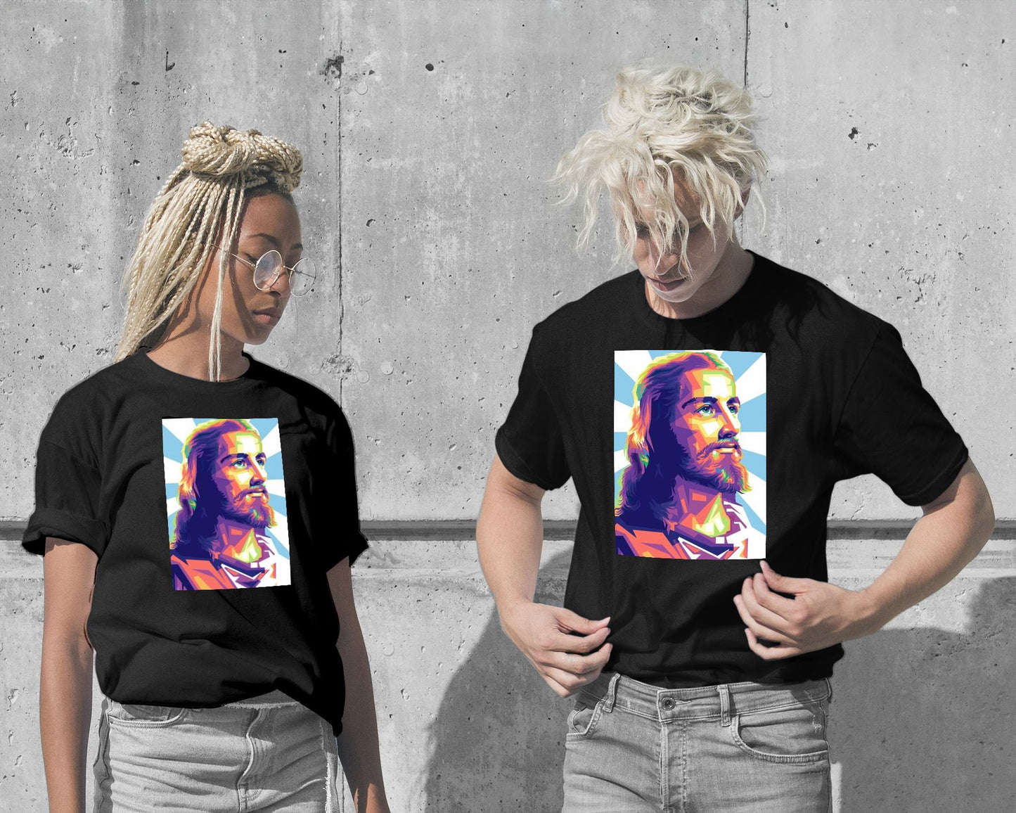 T-Shirt-Jesus In Pop Art - @WpapArtist-wow.fan