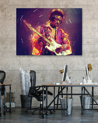 Jimi Hendrix - @Masahiro_art