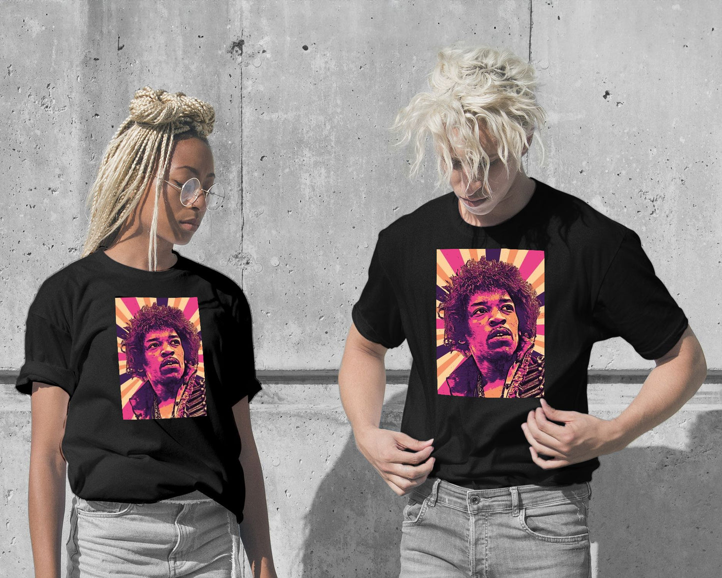 T-Shirt-Jimi Hendrix - @Rhythmix-wow.fan