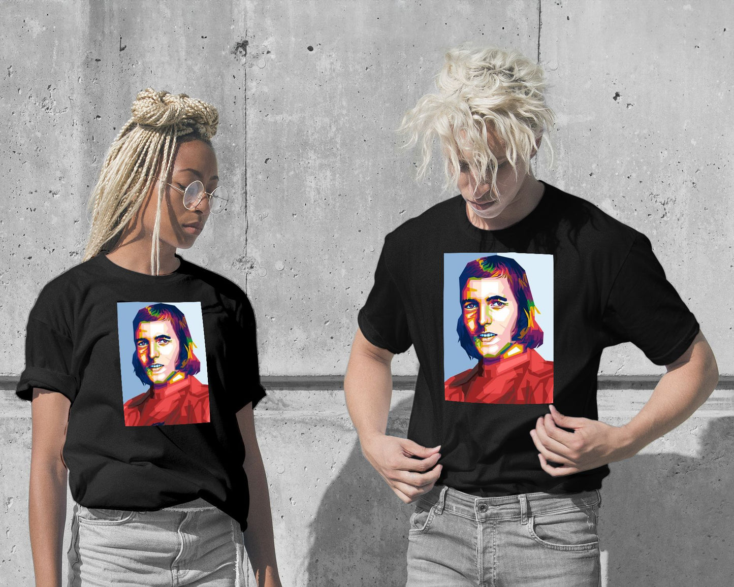 T-Shirt-Johan Neeskens Pop Art - @WpapArtist-wow.fan