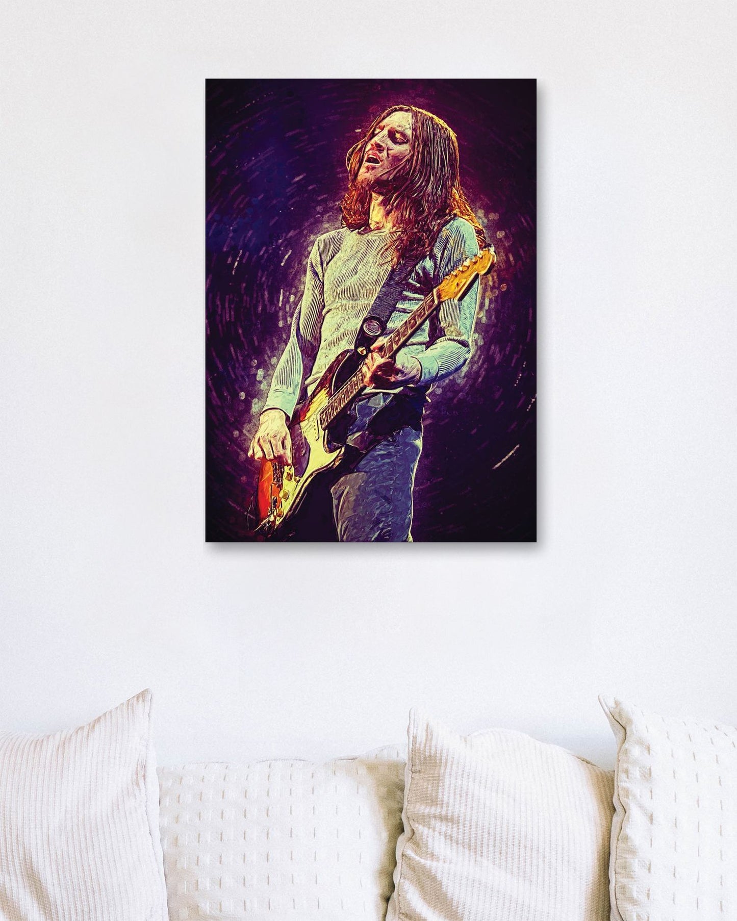 John Frusciante With Guitar - @Masahiro_art