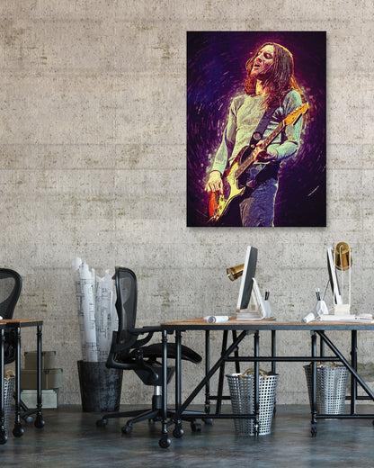 John Frusciante With Guitar - @Masahiro_art