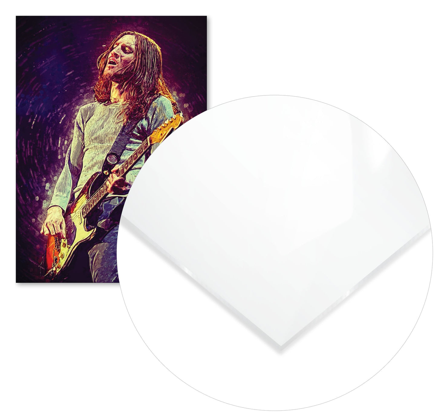 John Frusciante With Guitar - @Masahiro_art