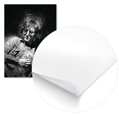 John Lennon Black White - @Masahiro_art