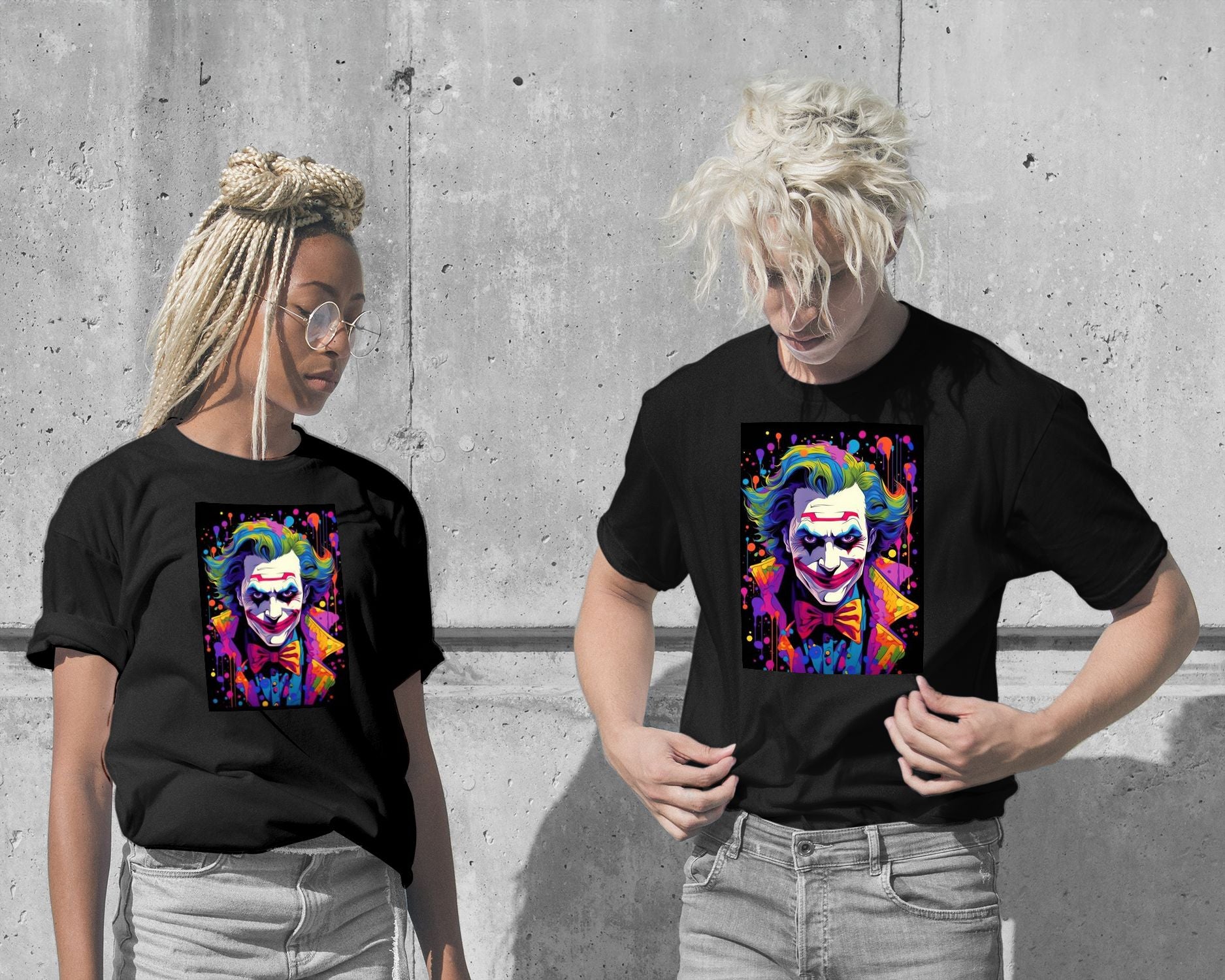 T-Shirt-Joker smile - @Mobilunik-wow.fan