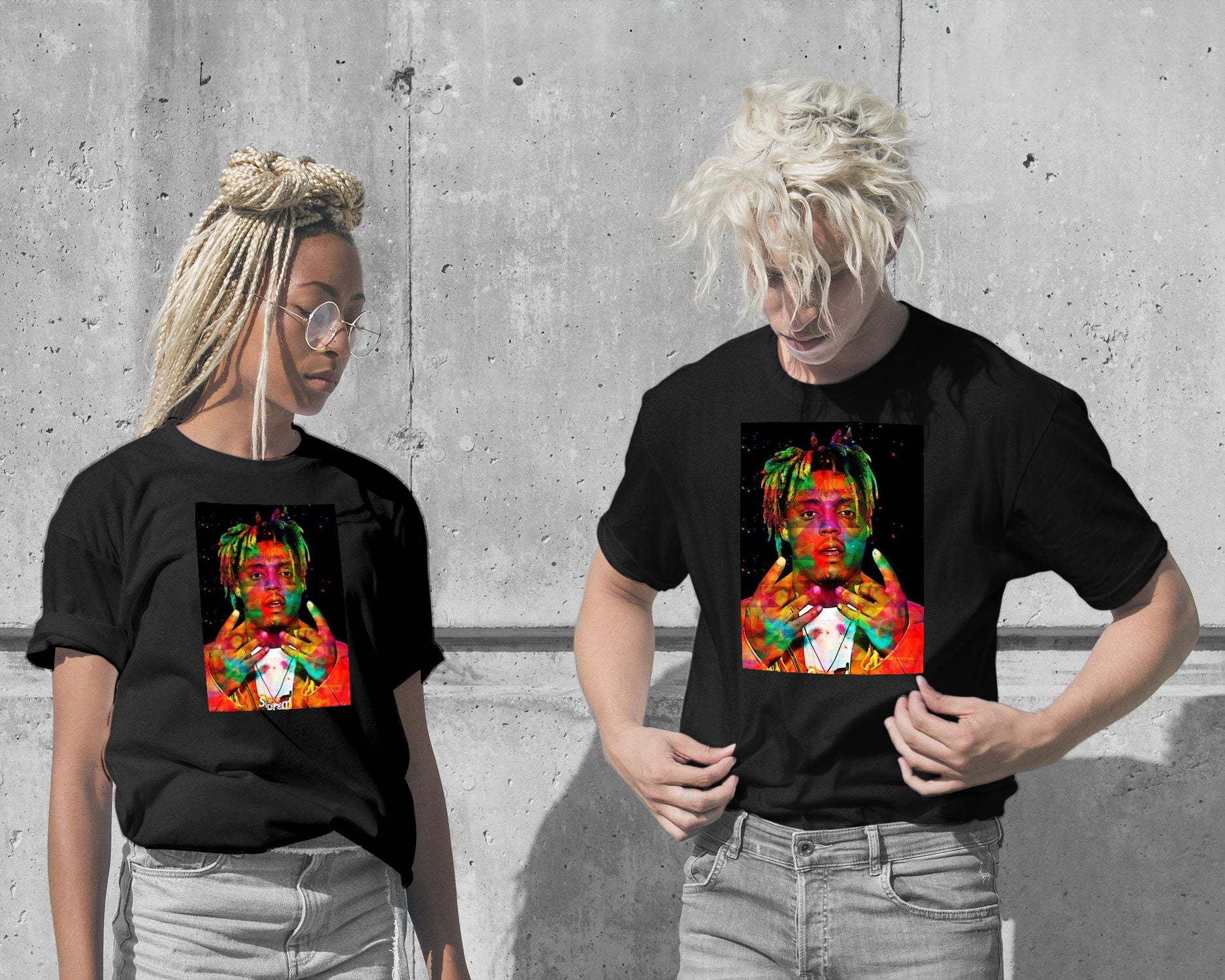 T-Shirt-Juice WRLD - @ColorfulArt-wow.fan