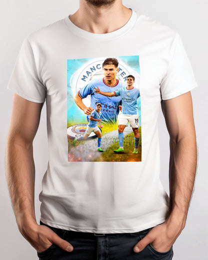 Tee Julian Alvarez Manchester City - @ColorizeStudio
