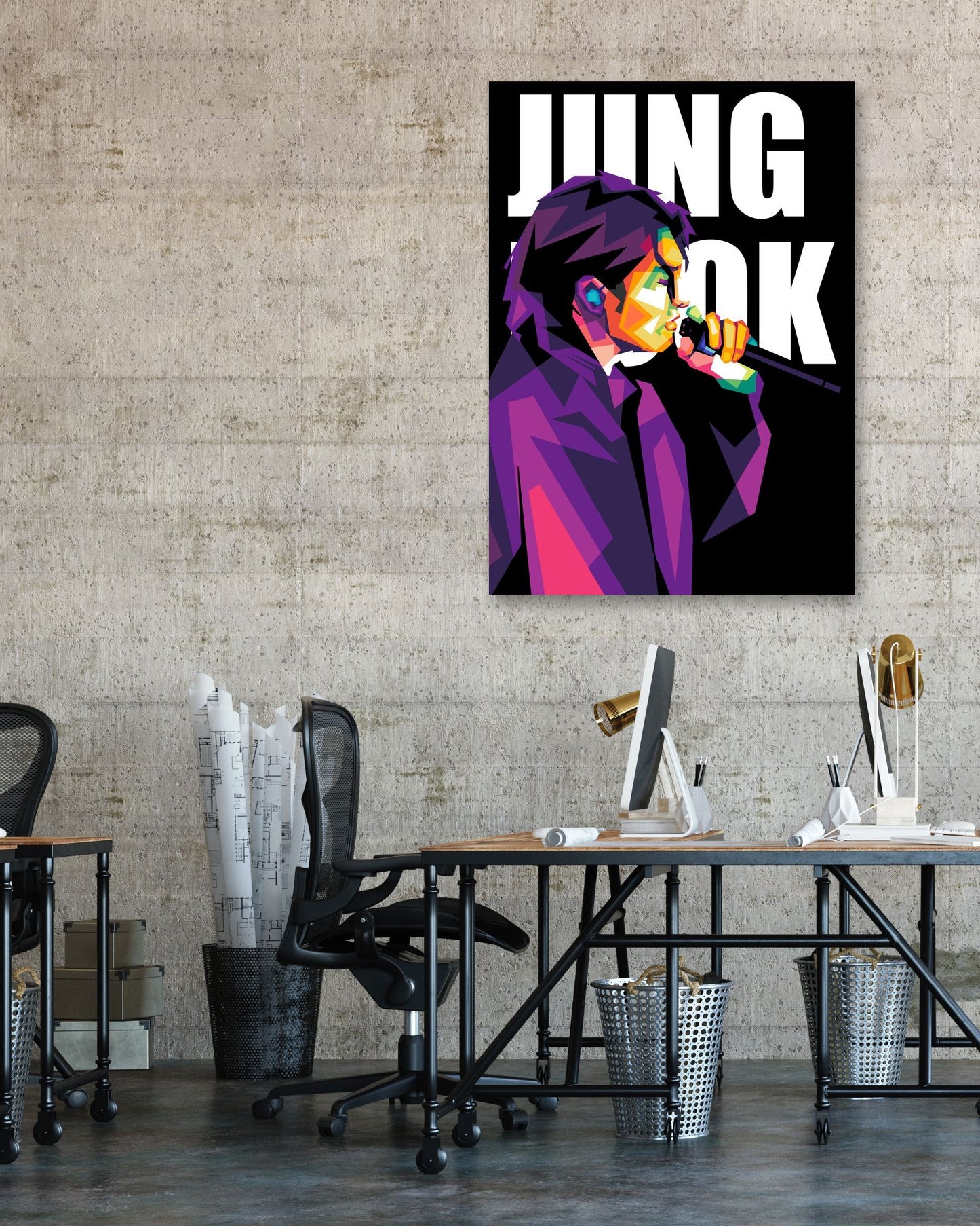 jungkook pop art - @AsranVektor