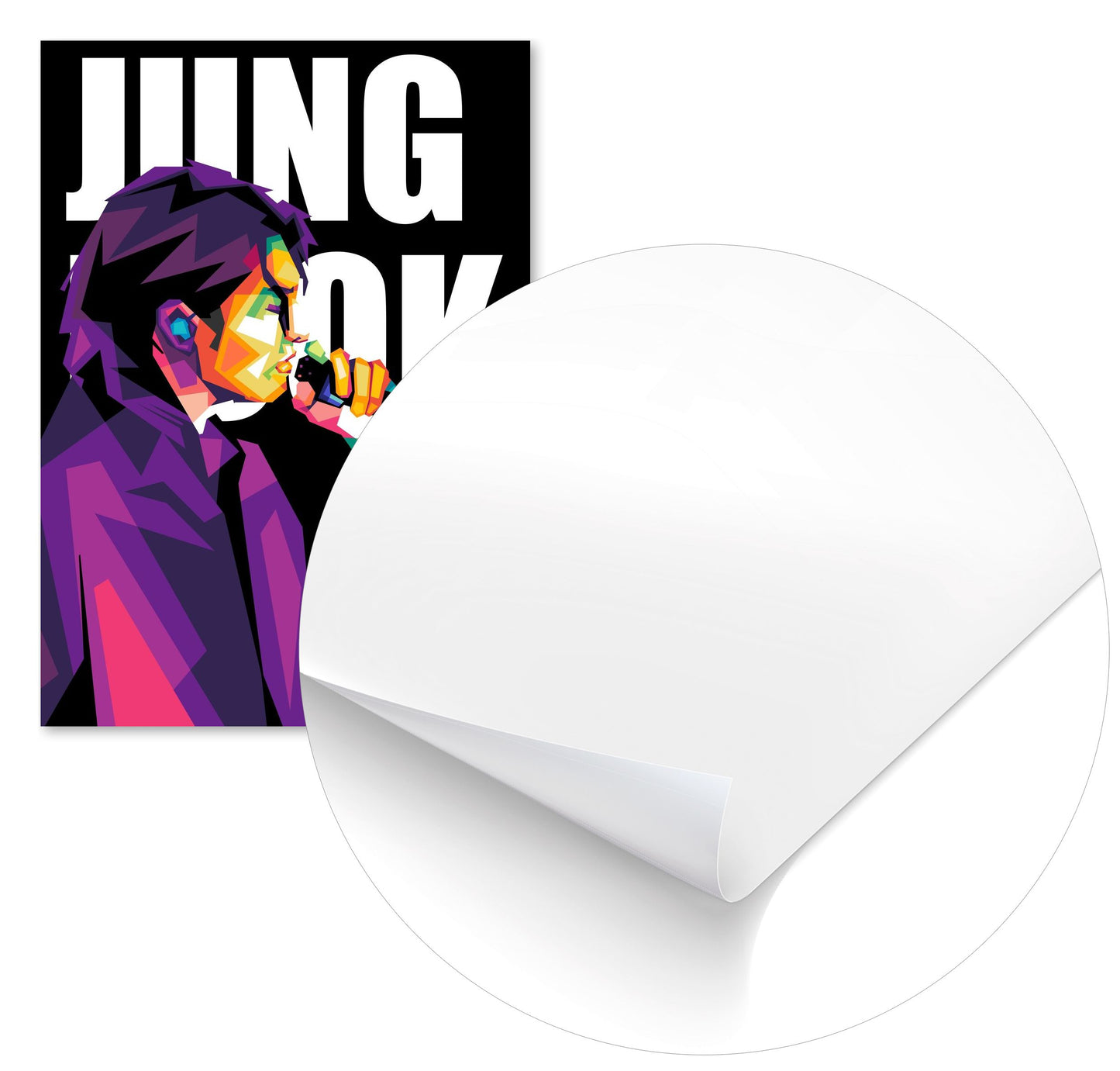 jungkook pop art - @AsranVektor