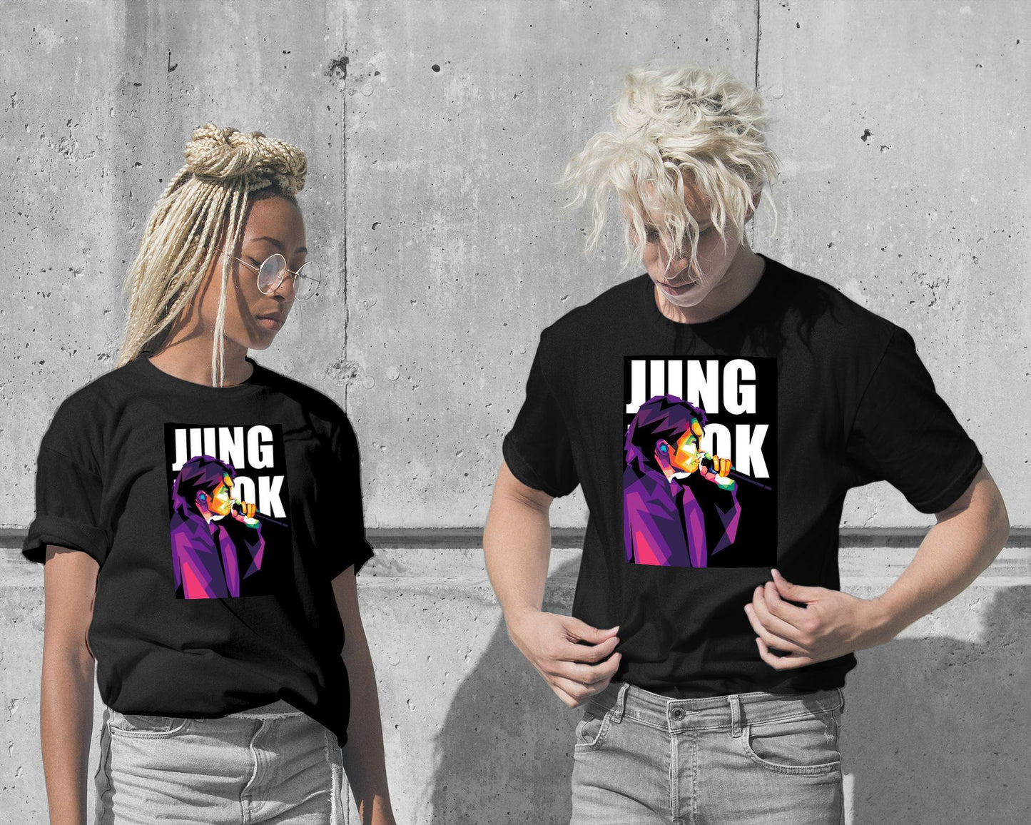 T-Shirt-jungkook pop art - @AsranVektor-wow.fan