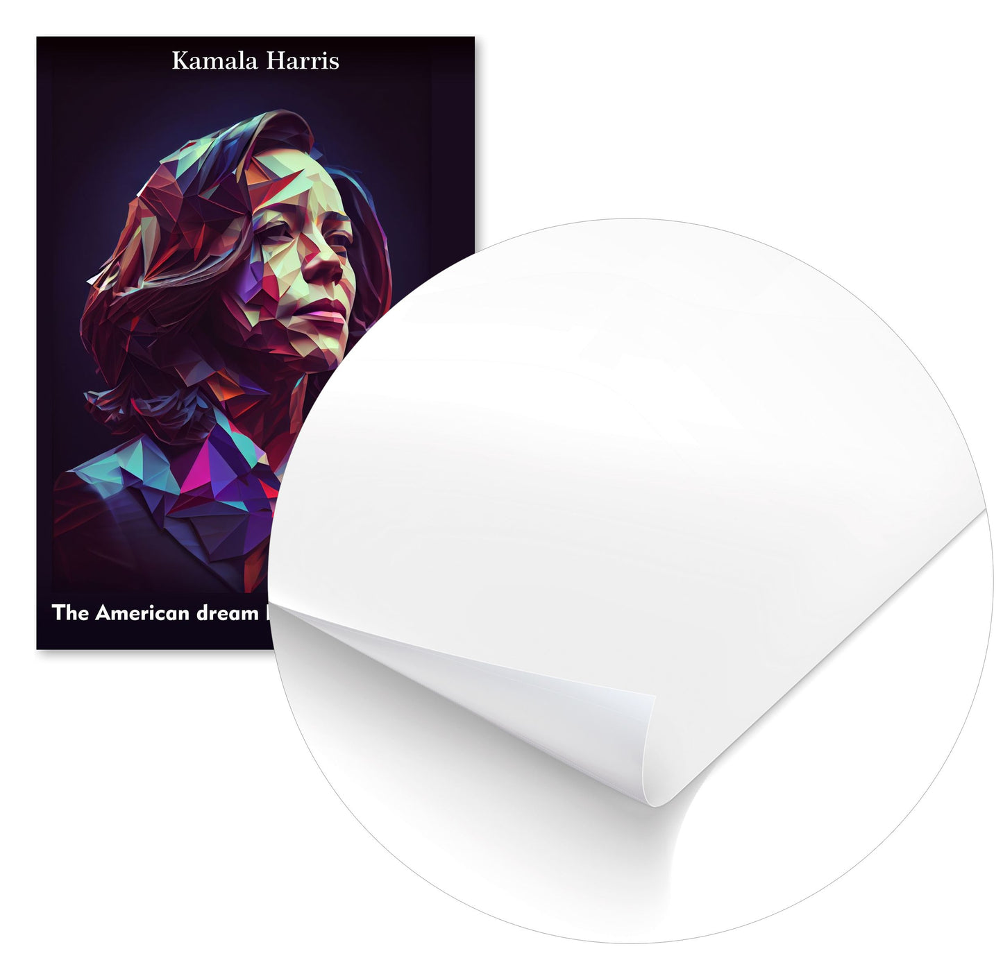 Kamala Harris Quotes Low Poly - @WpapArtist