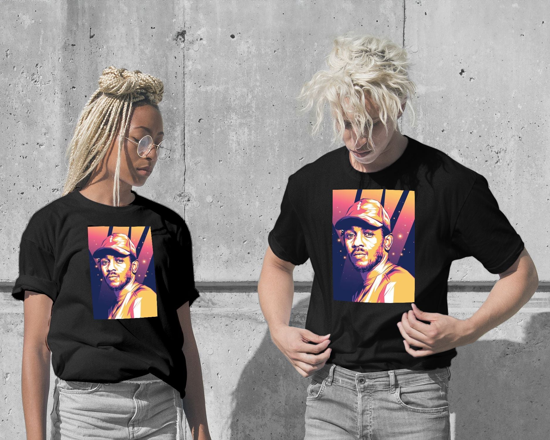 T-Shirt-Kendrick Lamar Pop Art 3 - @LuckyDream-wow.fan