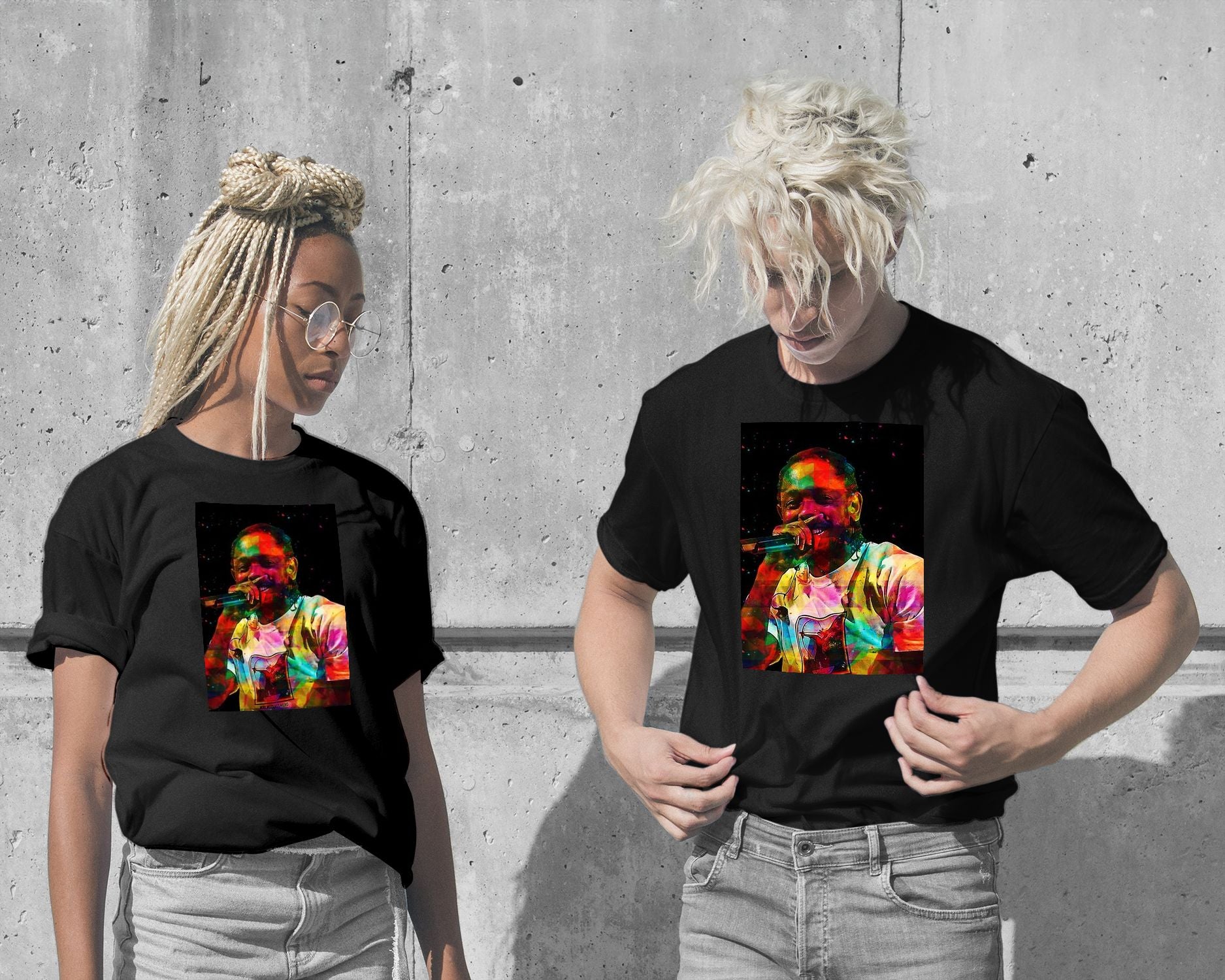 T-Shirt-Kendrik Lamar - @ColorfulArt-wow.fan