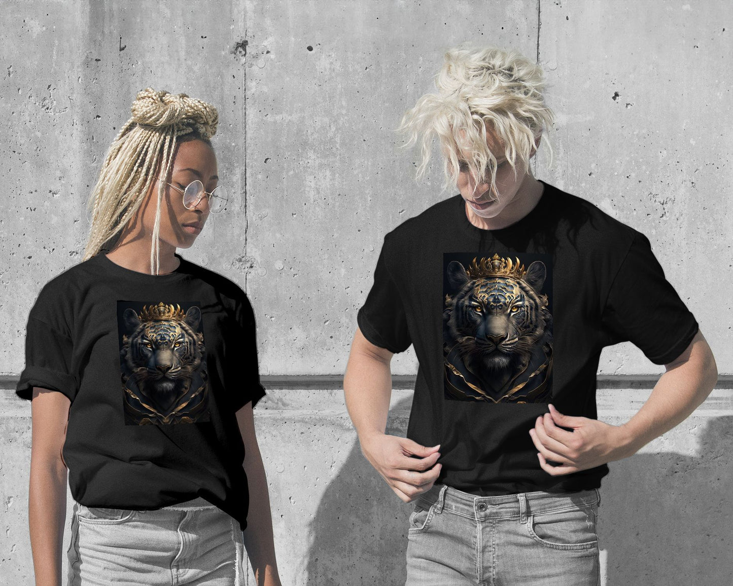 T-Shirt-King Tiger - @ZakeDjelevic-wow.fan