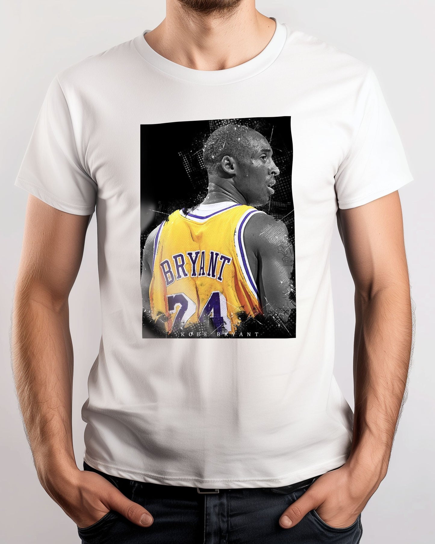 Tee Kobe bryant abstract art 2 - @SanDee15