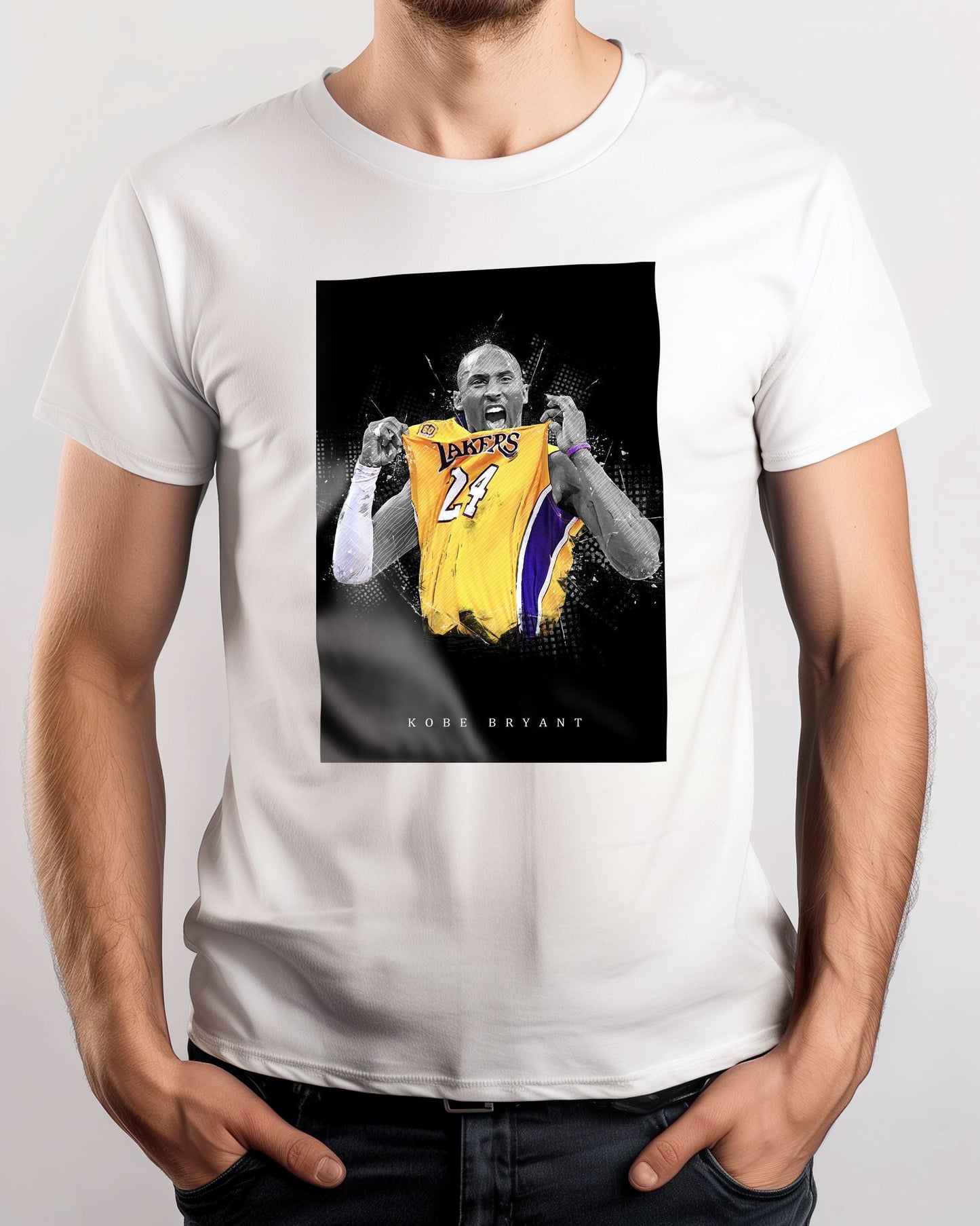 Tee Kobe bryant abstract art 4 - @SanDee15