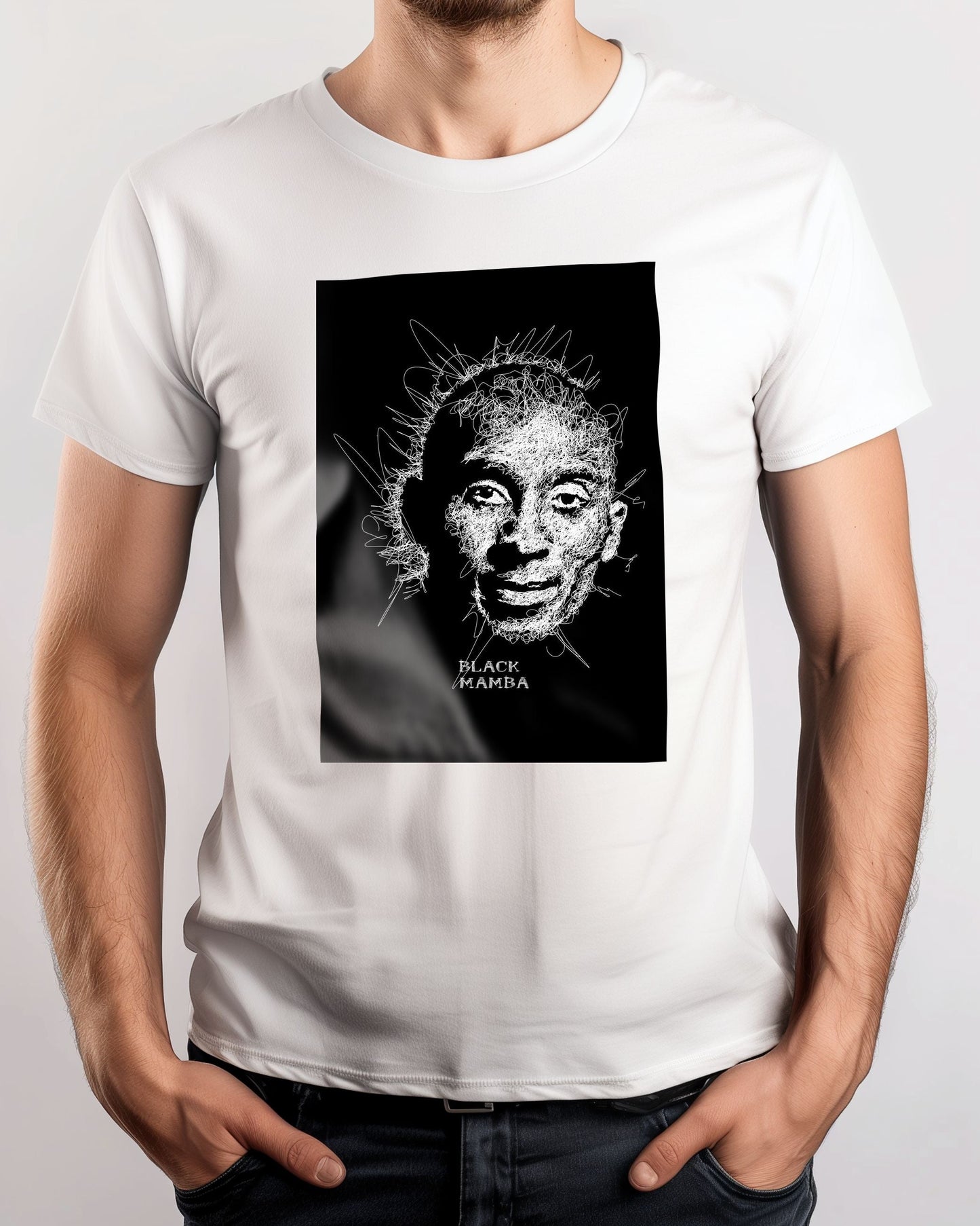 Tee Kobe Bryant Scribble Art - @mamazuka