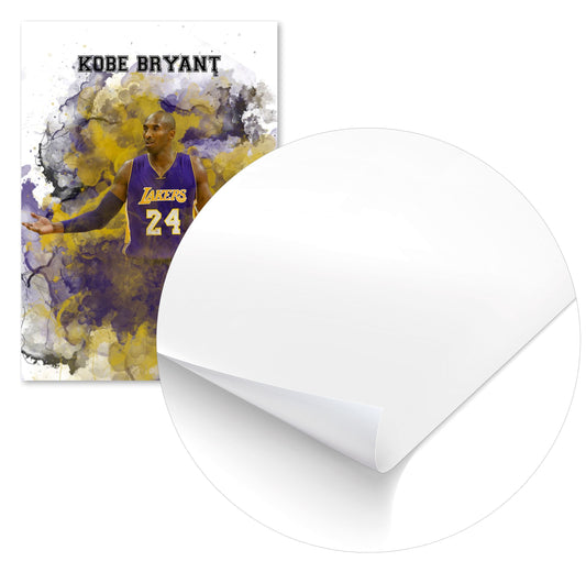 Kobe Bryant Watercolor 3 - @JeffNugroho