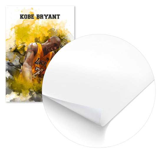 Kobe Bryant Watercolor  - @JeffNugroho