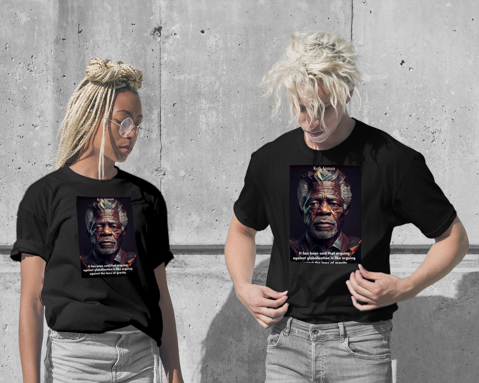 T-Shirt-Kofi Annan Quotes - @WpapArtist-wow.fan
