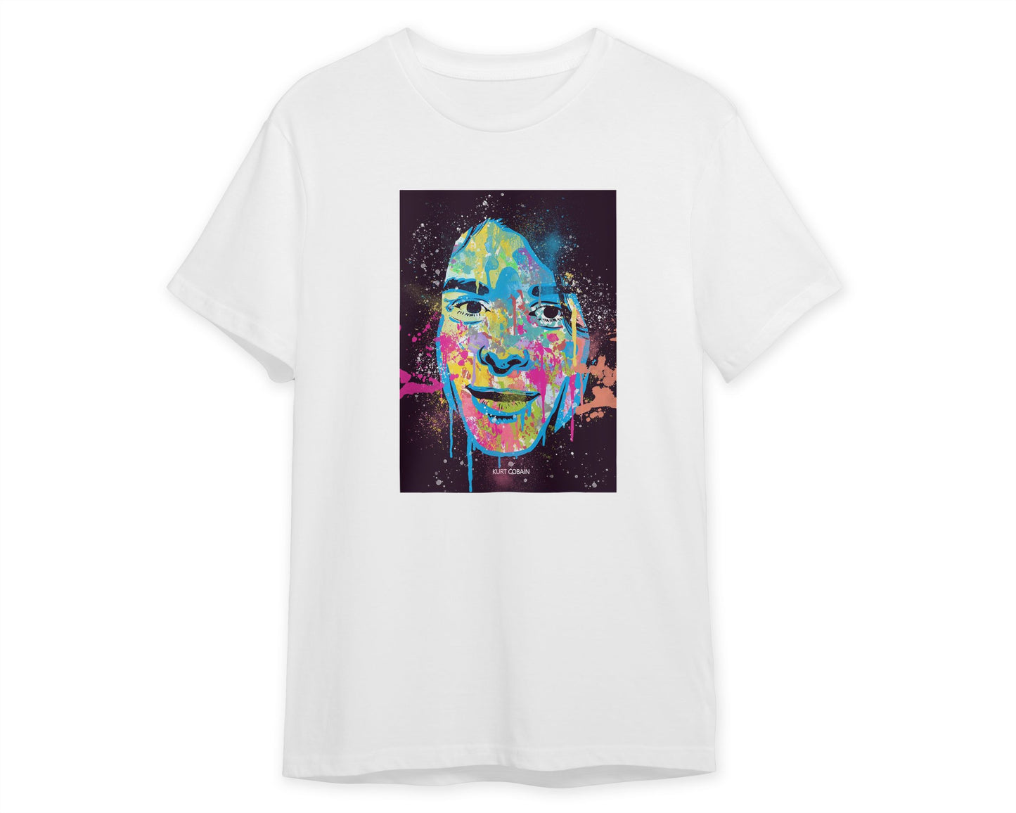 KURT COBAIN NIRVANA ABSTRACT PAINTING - @RAMRAMCLUB