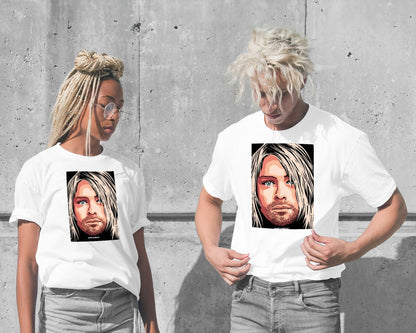 KURT COBAIN NIRVANA VECTOR ILLUSTRATION - @RAMRAMCLUB