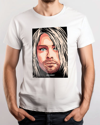 KURT COBAIN NIRVANA VECTOR ILLUSTRATION - @RAMRAMCLUB