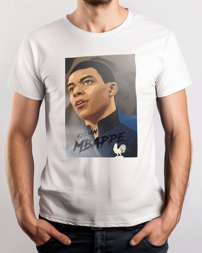 Tee kylian mbappe portrait - @wwxy