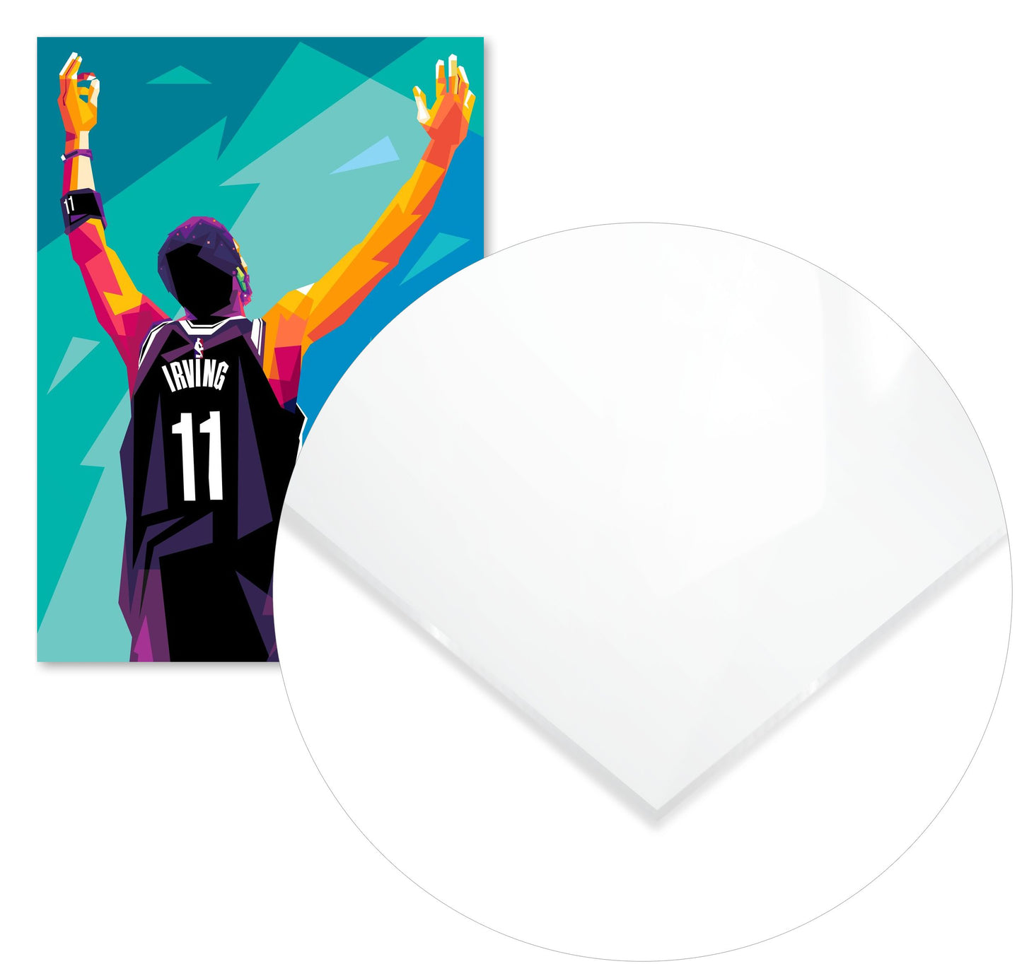 Kyrie Irving pop art - @AsranVektor