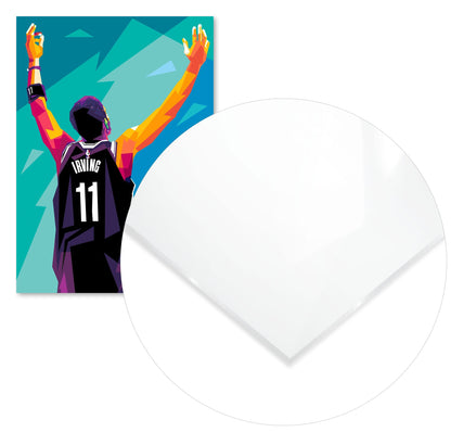 Kyrie Irving pop art - @AsranVektor