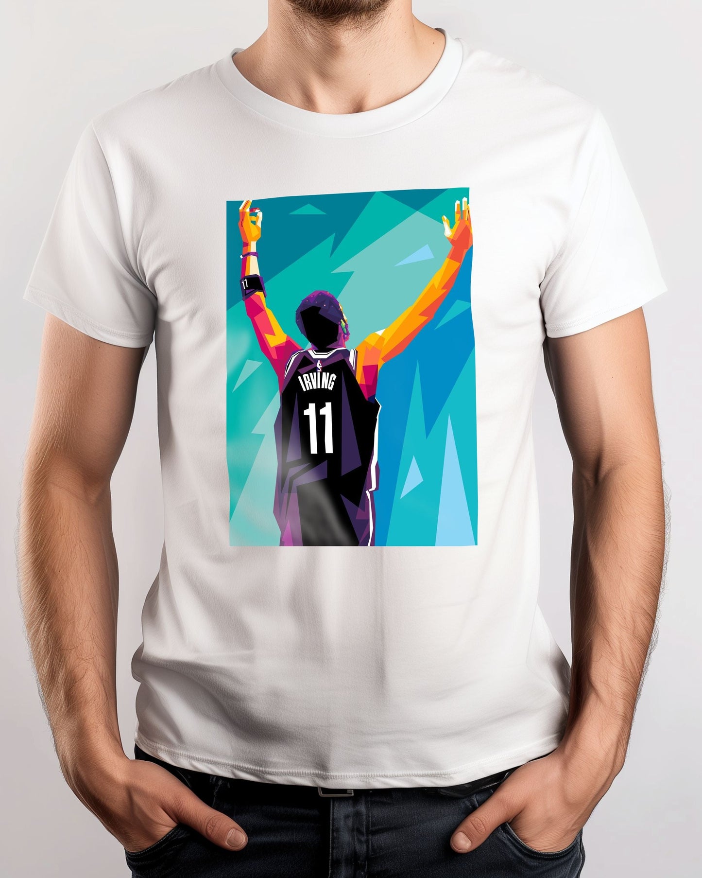 Tee Kyrie Irving pop art - @AsranVektor
