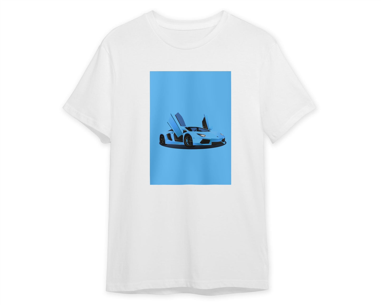 Tee lamborghini aventador blue - @dhmsnm