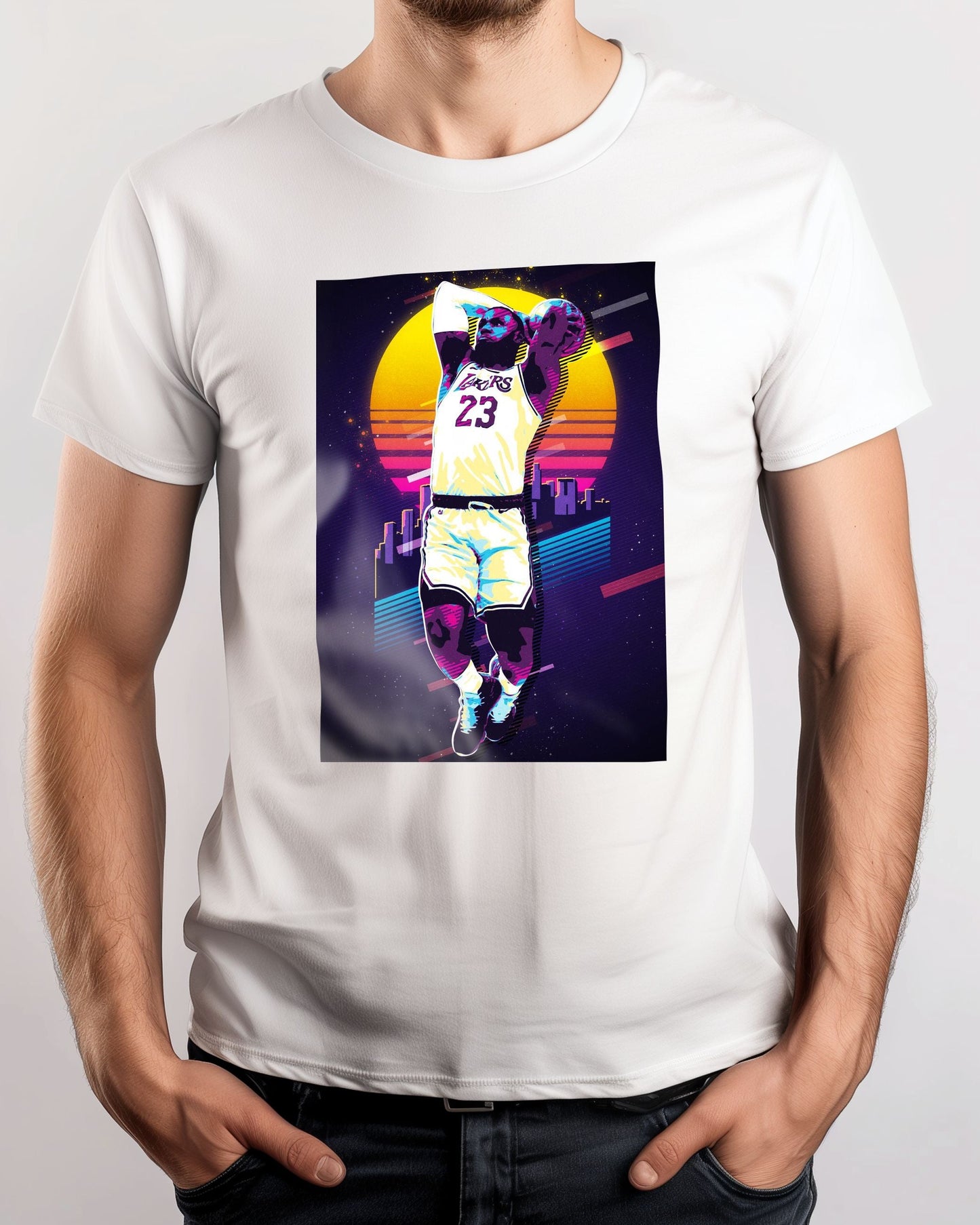Tee Lebron james retro style - @Sandy15