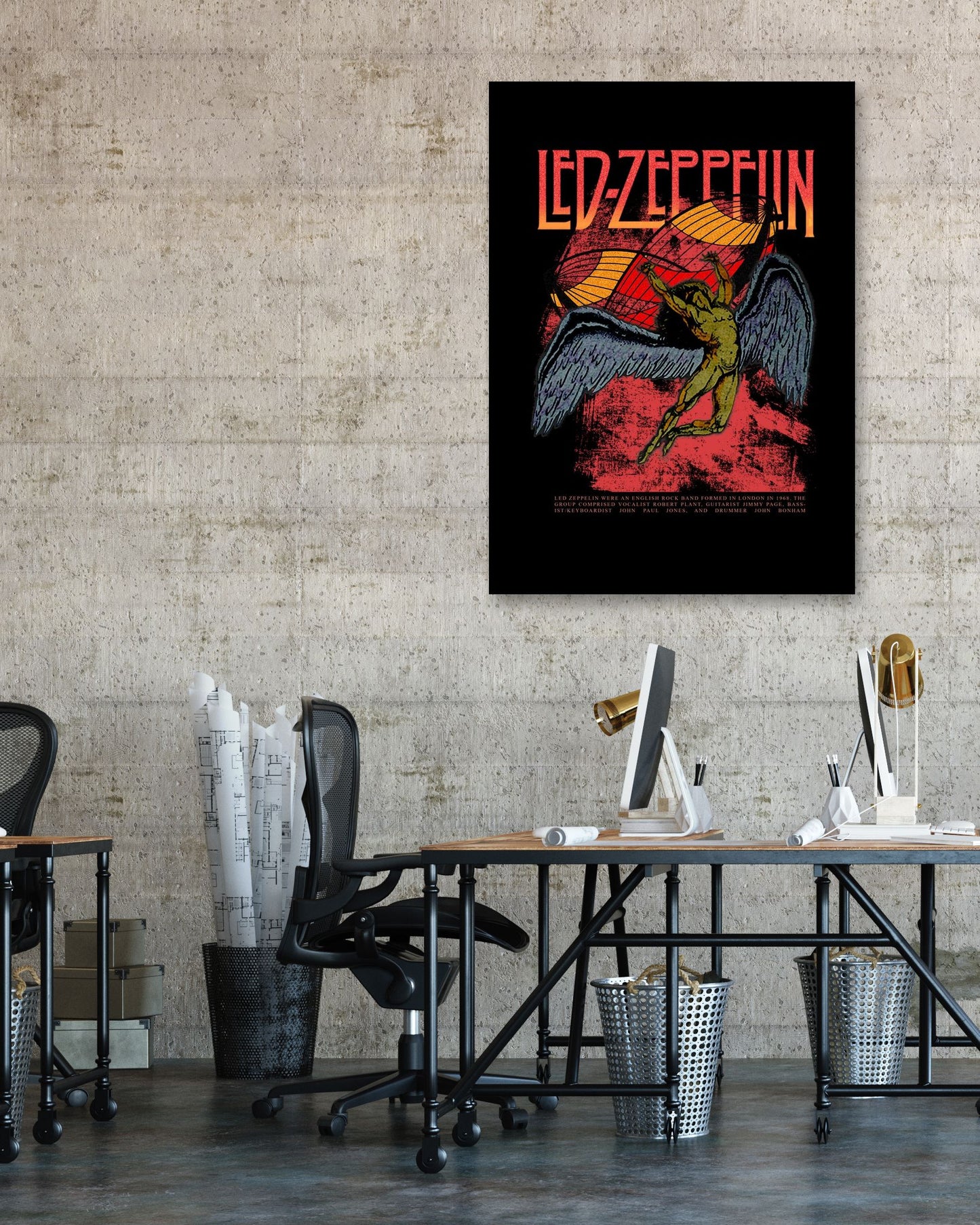 Led Zeppelin Posters - @mamazuka