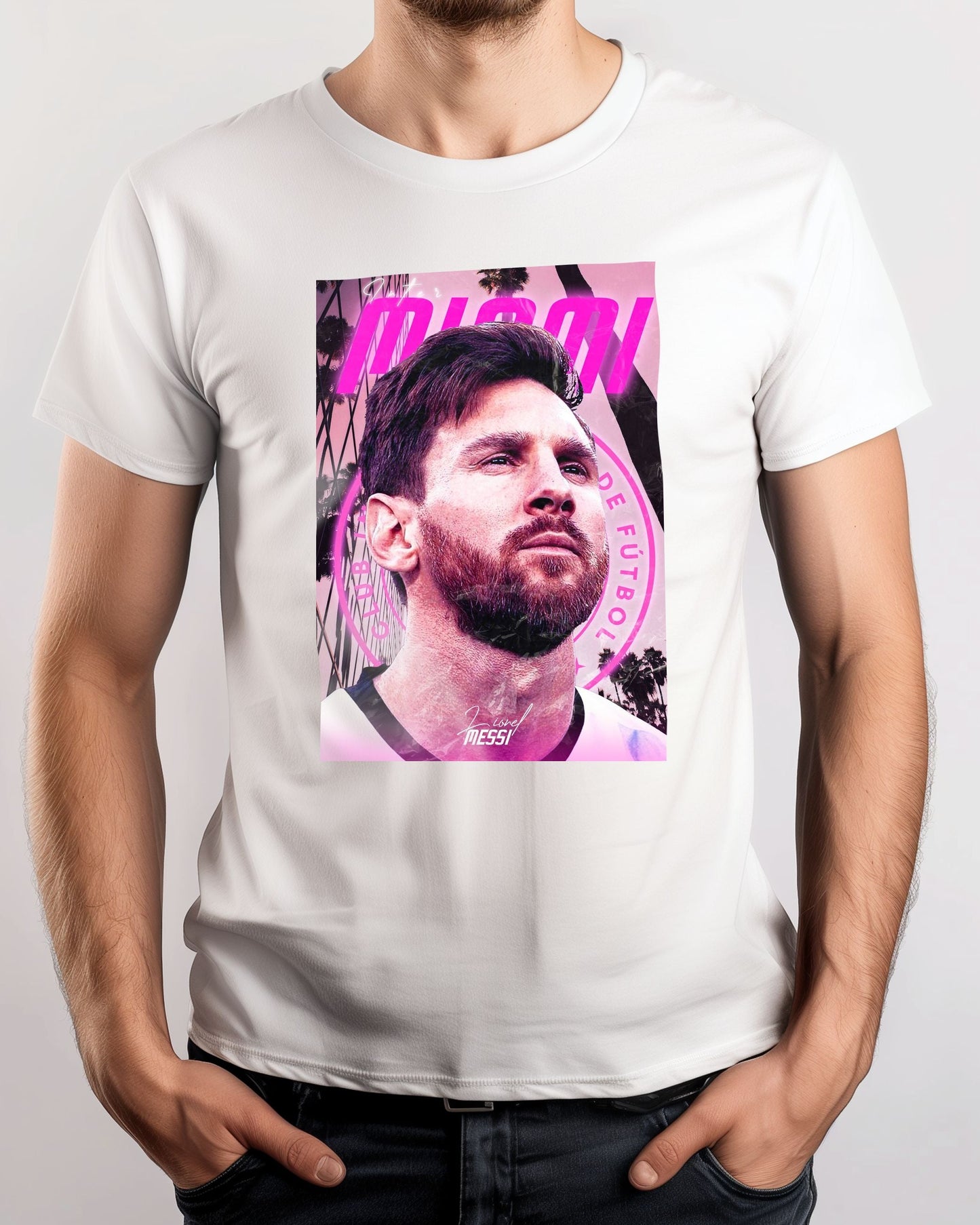 Tee Leo Messi Inter Miami - @ColorizeStudio