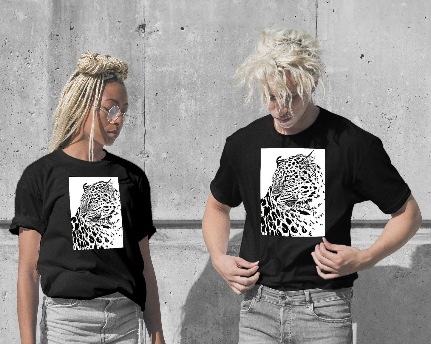 T-Shirt-Leopardo 2 - @JuanAlcalÃ¡-wow.fan