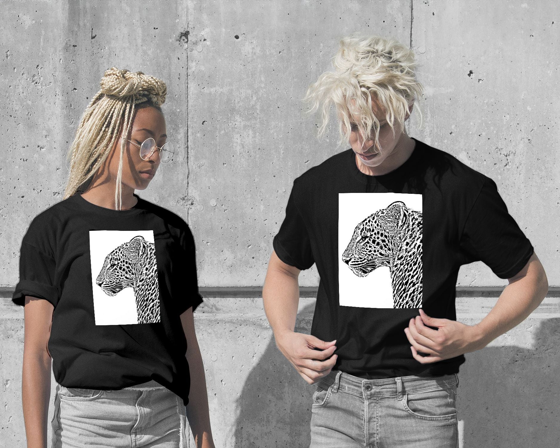 T-Shirt-Leopardo 3 - @JuanAlcalÃ¡-wow.fan