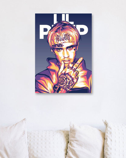 Lil Peep Pop Art 9 - @LuckyDream